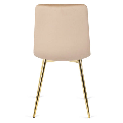 Elite YORK Cream Velvet Chair – A Perfect Fusion of Elegance & Comfort