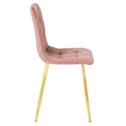 Elite YORK Pink Velvet Chair – A Statement of Elegance & Luxury