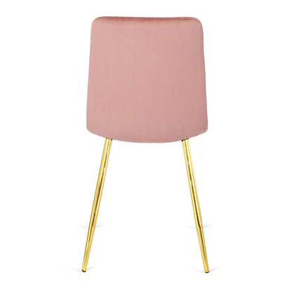 Elite YORK Pink Velvet Chair – A Statement of Elegance & Luxury