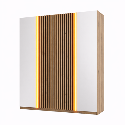 LE KAJA EV/BL-EV 2 2LAM Wardrobe with Mirror