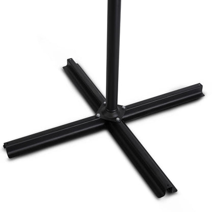 Elite AKRON Garden Umbrella Light Grey - Large Waterproof Outdoor Parasol