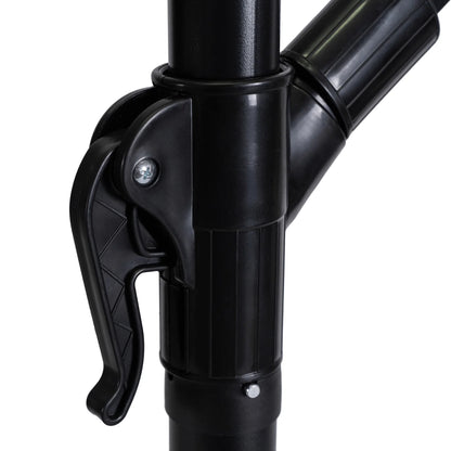 Elite AKRON Garden Umbrella Light Grey - Large Waterproof Outdoor Parasol