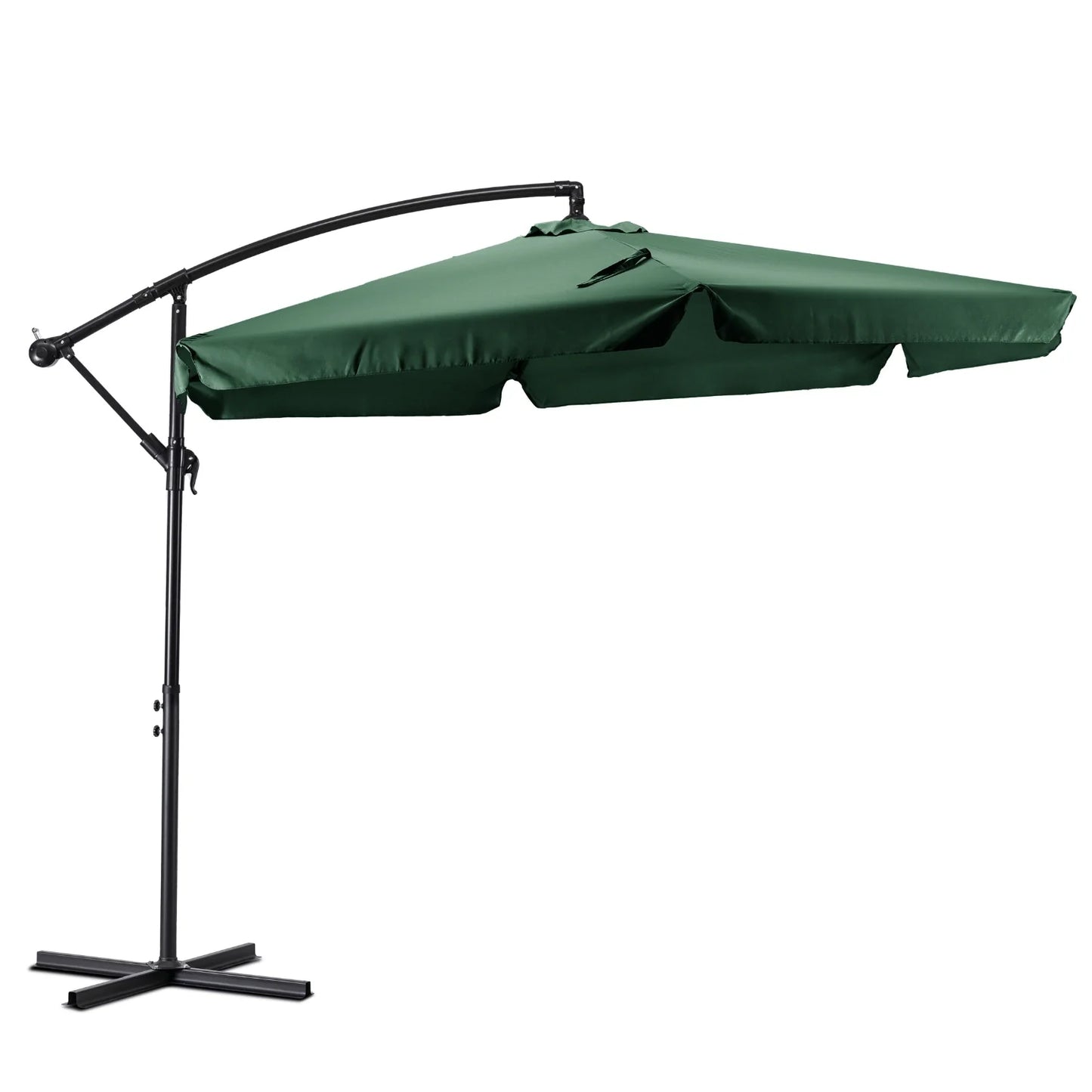 Elite AKRON Garden Umbrella  Green - Large Waterproof Outdoor Parasol