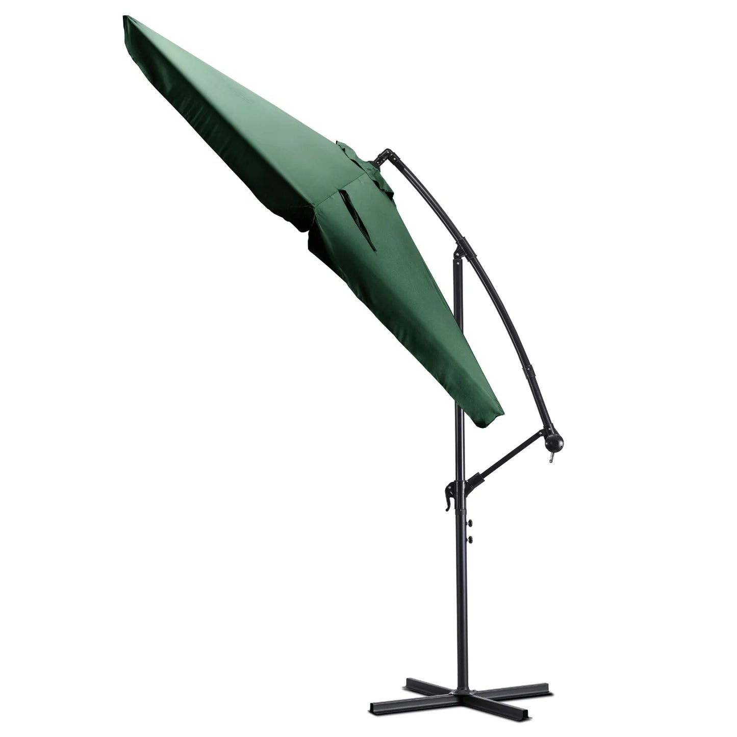 Elite AKRON Garden Umbrella  Green - Large Waterproof Outdoor Parasol