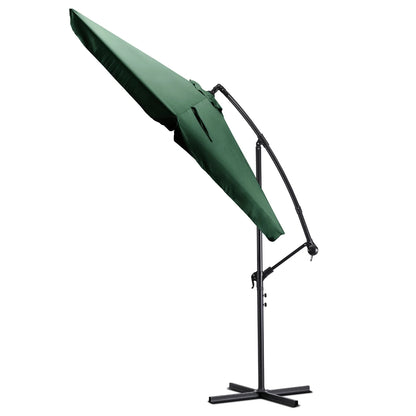 Elite AKRON Garden Umbrella  Green - Large Waterproof Outdoor Parasol