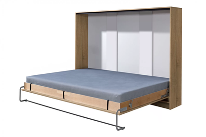 NE BASIC Murphy Bed Horizontal Sonoma Oak 90,120,140 x 200 cm Mattress