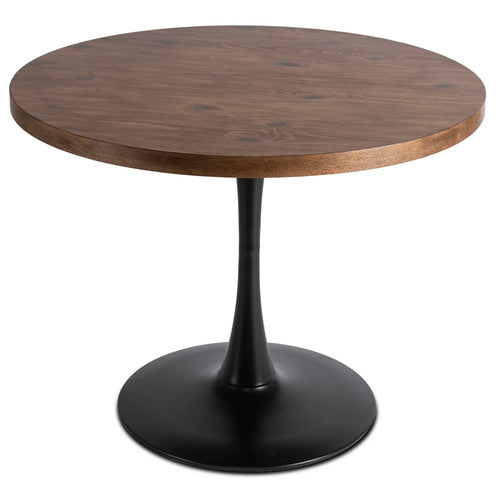 Elite LINO 100 cm Round Dining Table – Rustic Elegance for Any Space