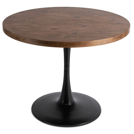 Elite LINO 100 cm Round Dining Table – Rustic Elegance for Any Space