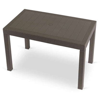 Elite FARGO Outdoor Table – Brown Technorattan