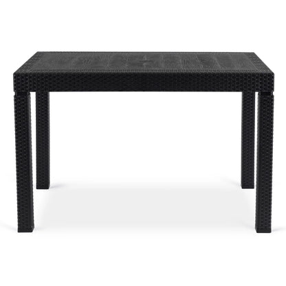 Elite FARGO Outdoor Table – Black Technorattan