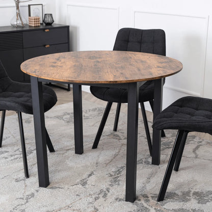 Elite TEO 100 cm Dining Table – Rustic Oak