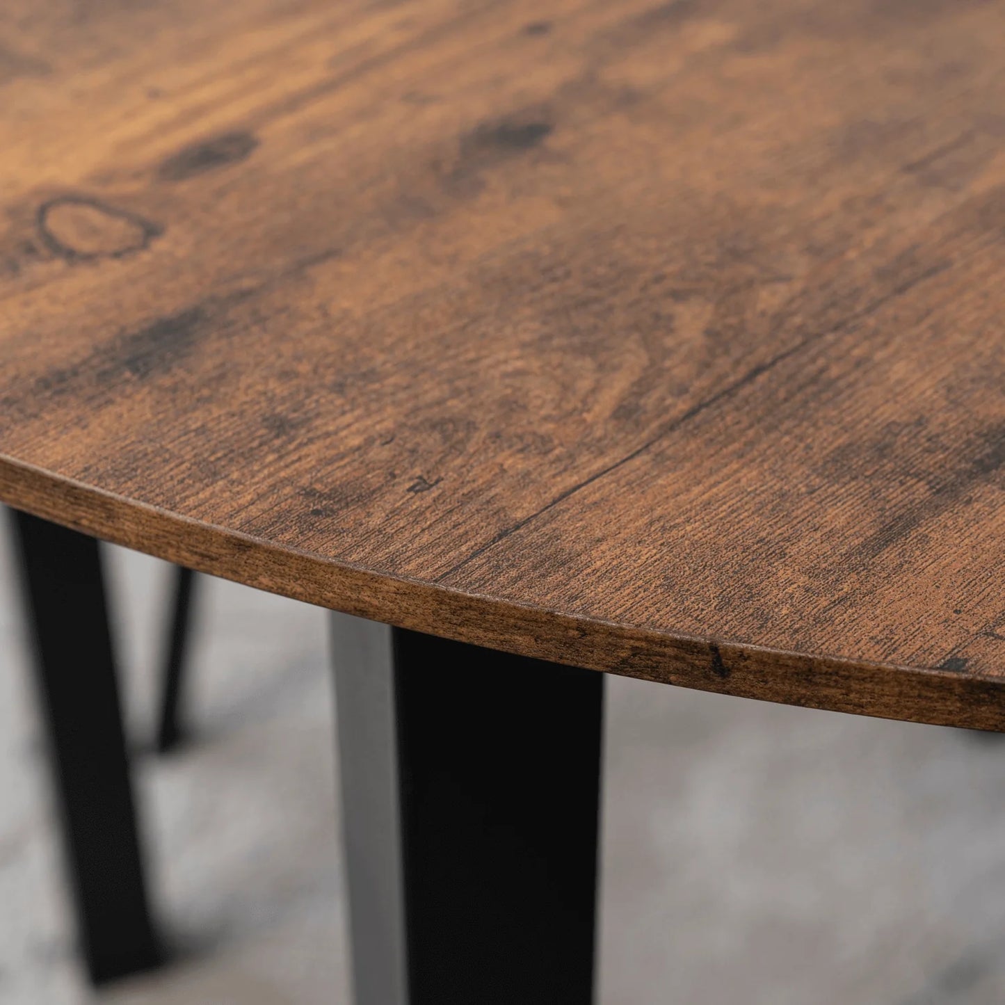 Elite TEO 100 cm Dining Table – Rustic Oak