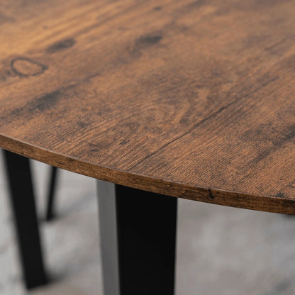 Elite TEO 100 cm Dining Table – Rustic Oak