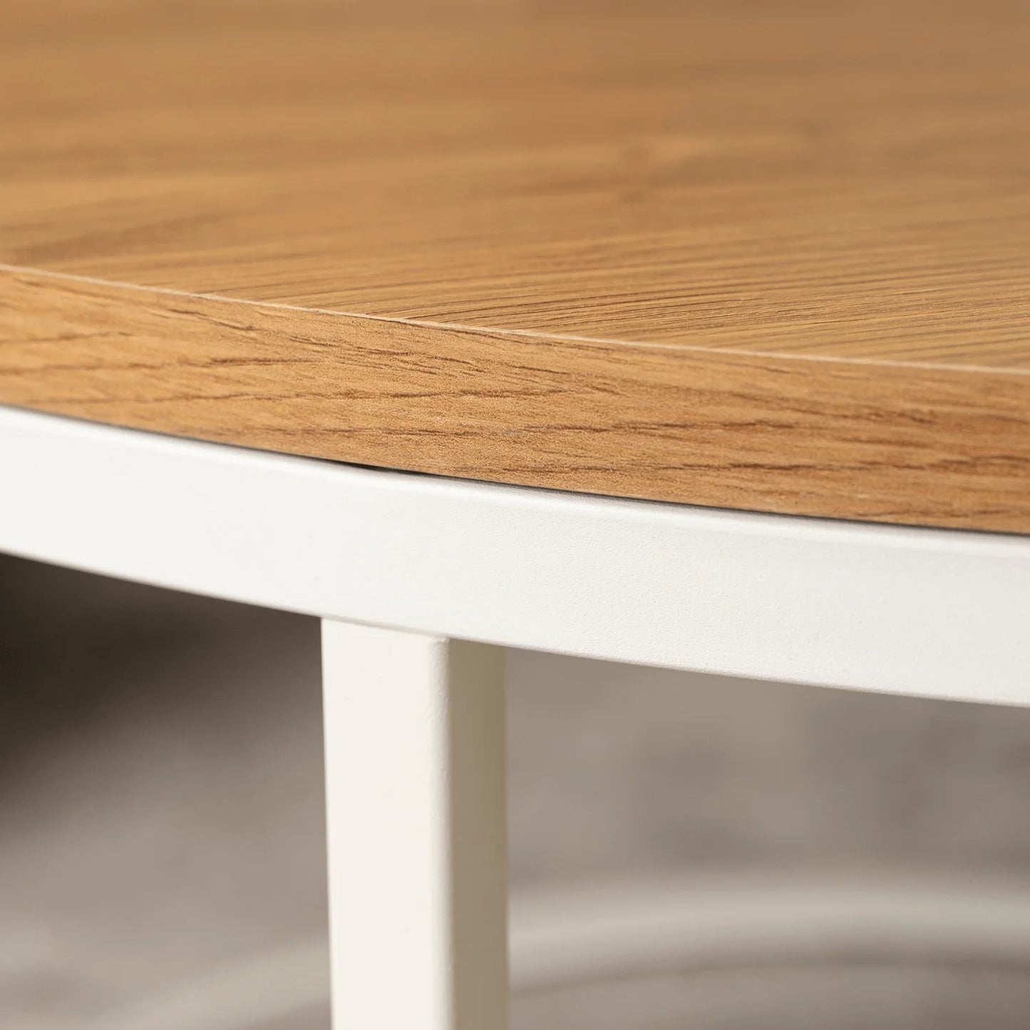 Elite ANN MAX Oak/White Coffee Table