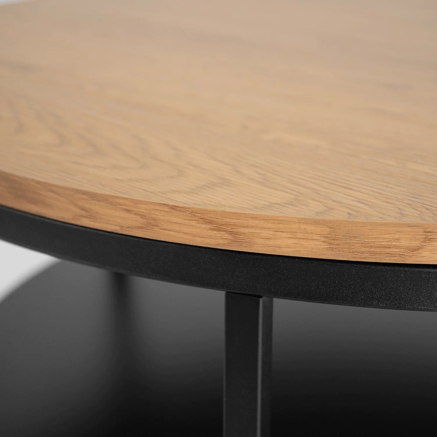 Elite BEST Oak/Black Coffee Table