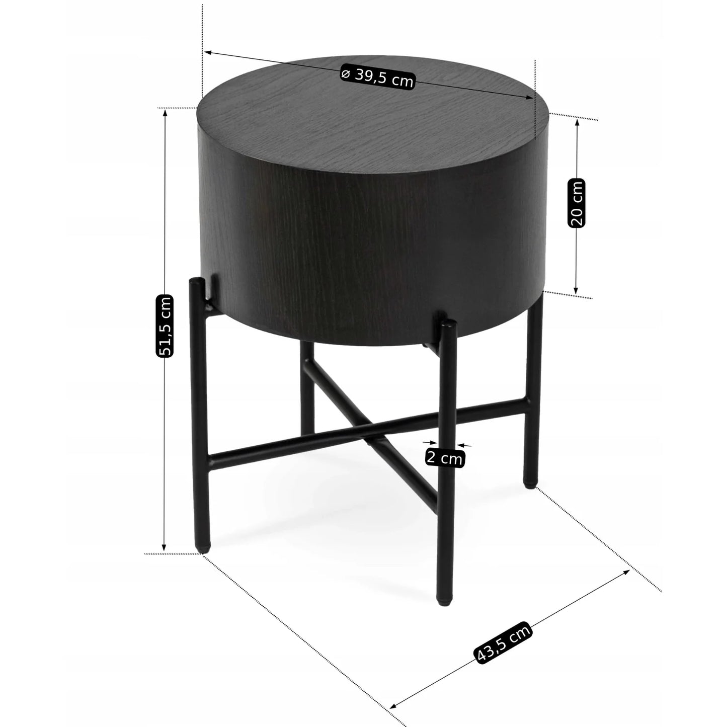 Elite CEVES Coffee Table – Black