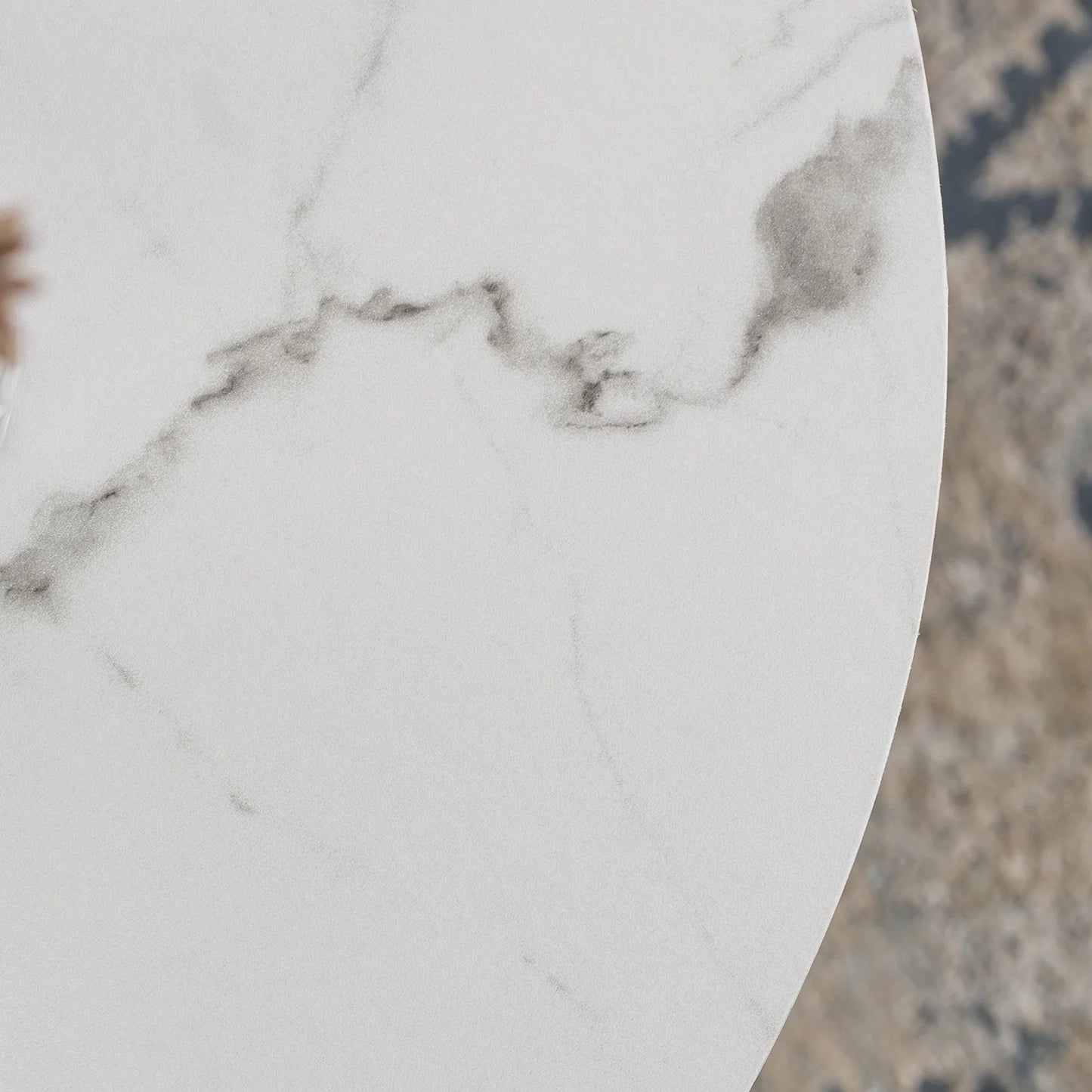 Elite CLIFF MAX White Marble/Gold Coffee Table