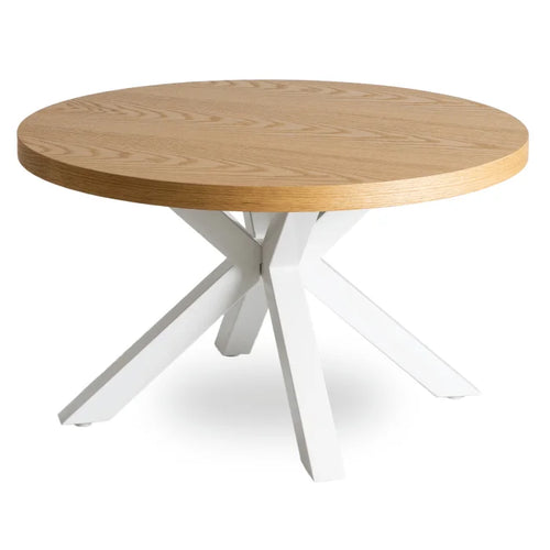 Elite LINCOLN Coffee Table 80 cm Golden Oak / White Scandinavian