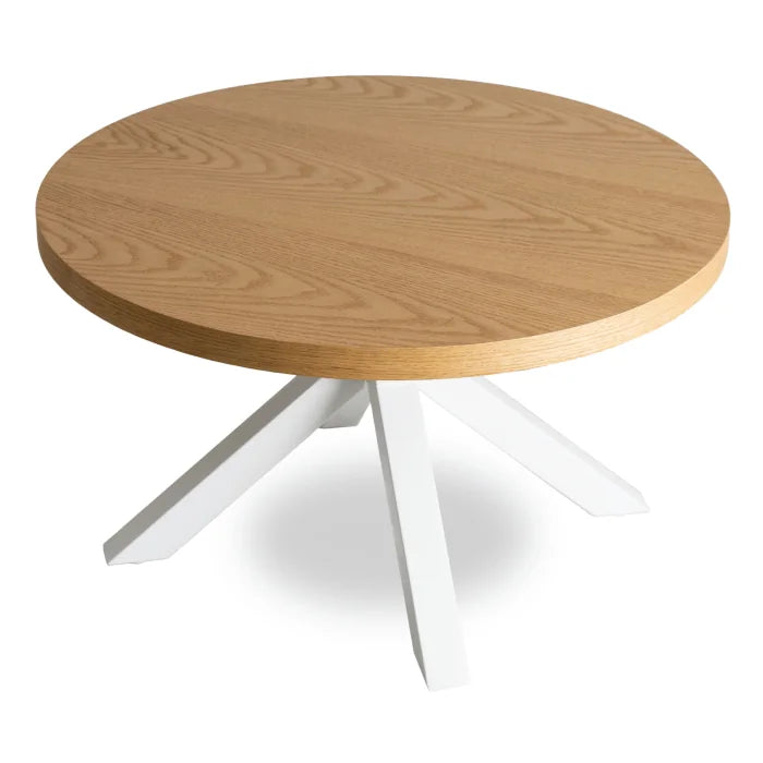 Elite LINCOLN Coffee Table 80 cm Golden Oak / White Scandinavian