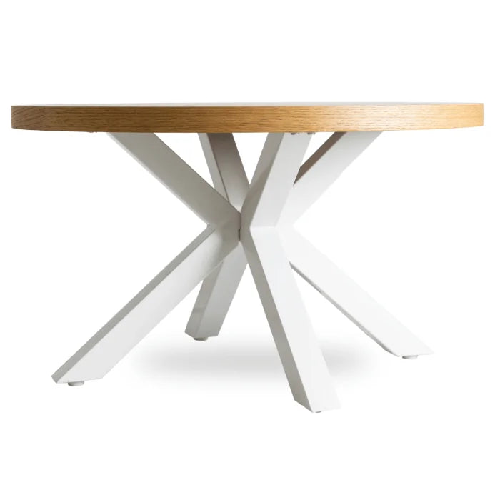 Elite LINCOLN Coffee Table 80 cm Golden Oak / White Scandinavian