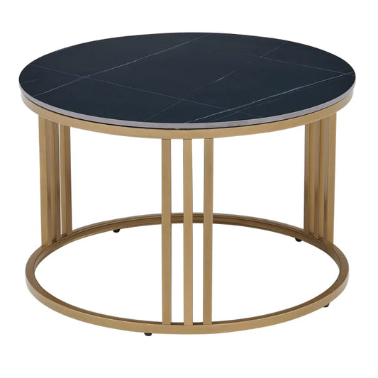 Elite KORIN Black Marble/Gold Coffee Table