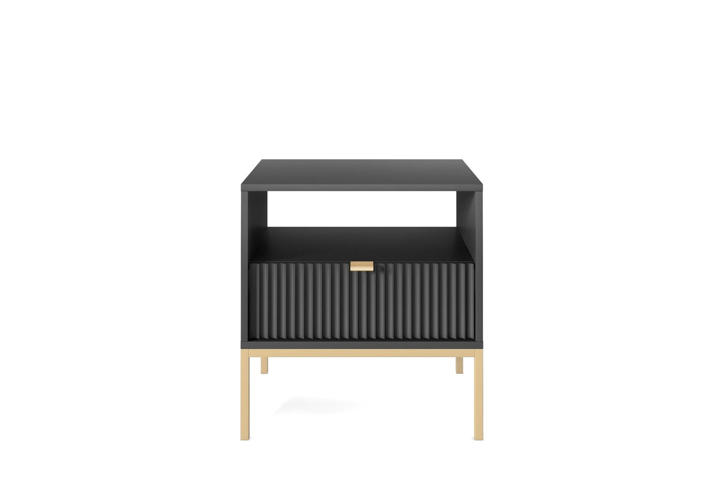 Nova Nightstand Black - Modern Elegance for Your Bedroom