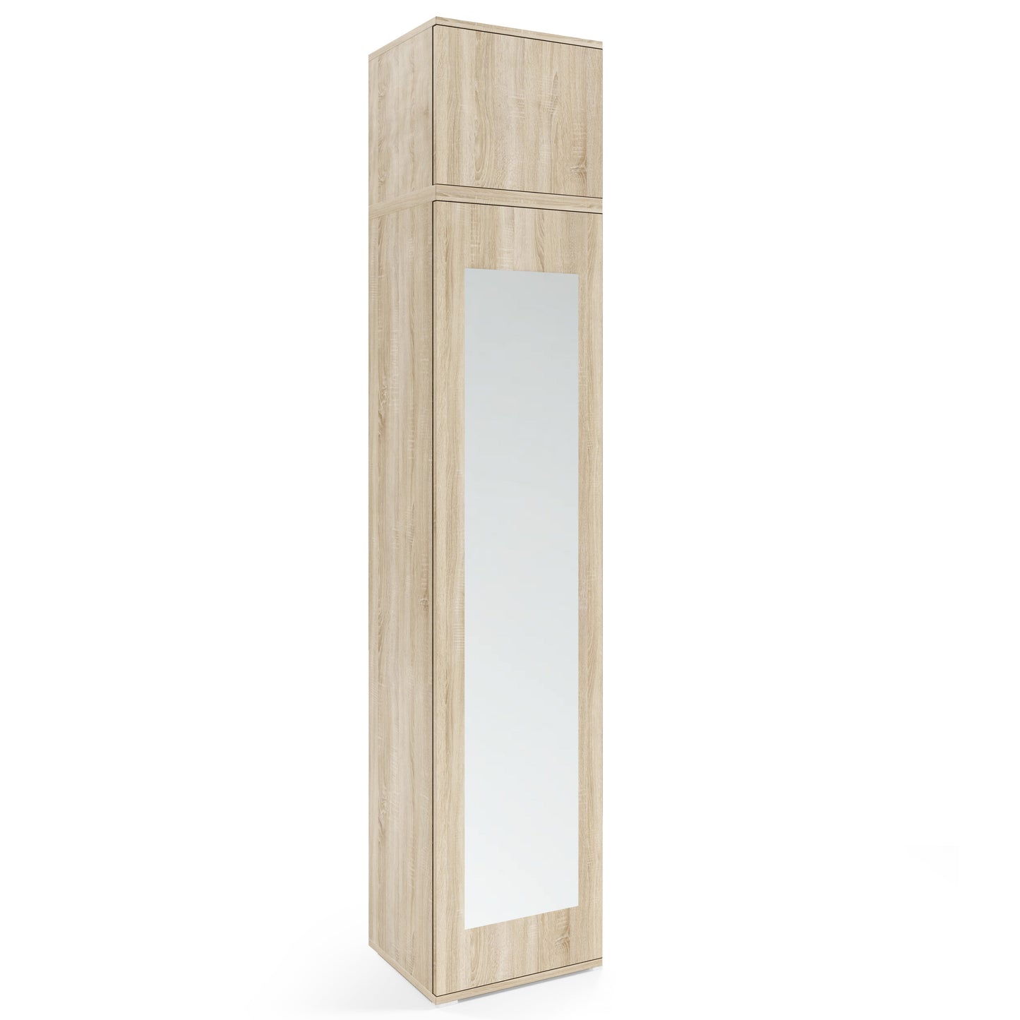 PK Emi 32 Hallway Wardrobe Sonoma Oak- Upholstered Panels in Various Colours