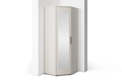 PK Bianco 17 Hallway Wardrobe Set - Upholstered Panels in Various Colours