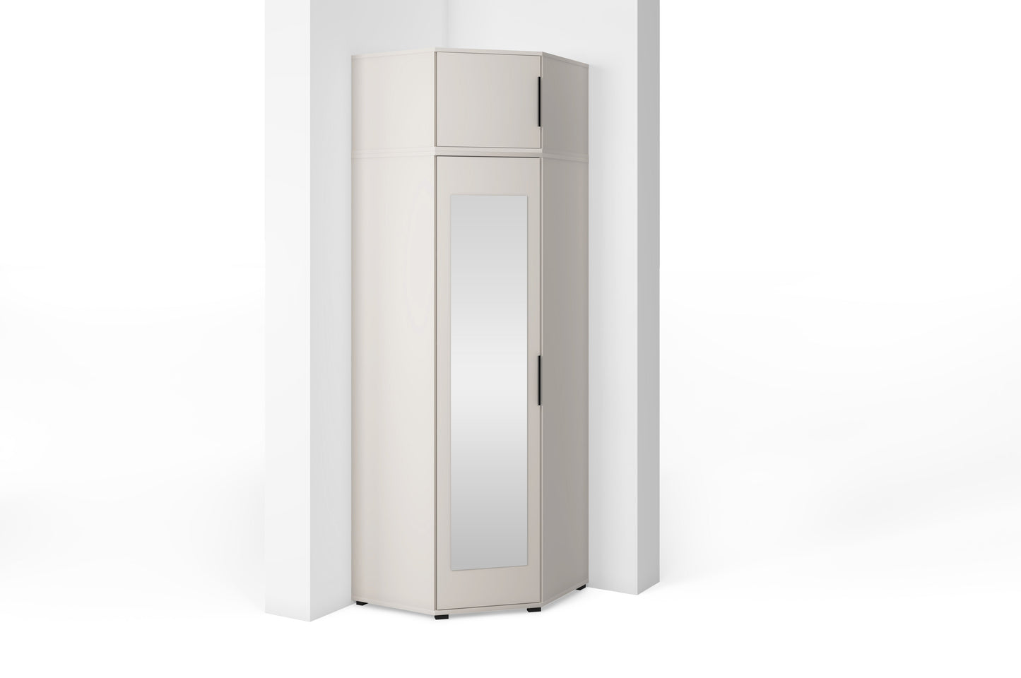 PK Bianco 22 Hallway Wardrobe Set - Upholstered Panels in Various Colours