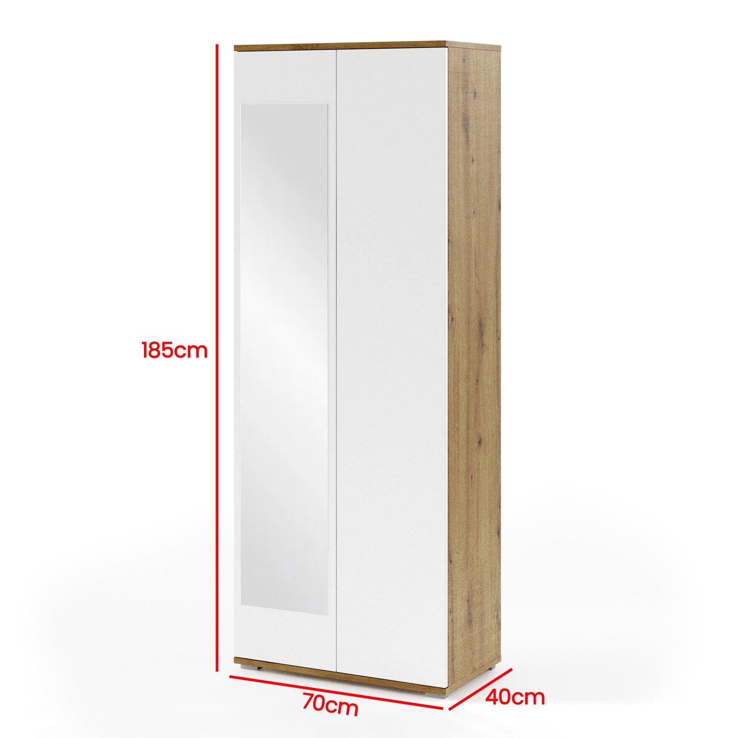 PK Sevilla 1 Hallway Wardrobe -Upholstered Panels in Various Colours