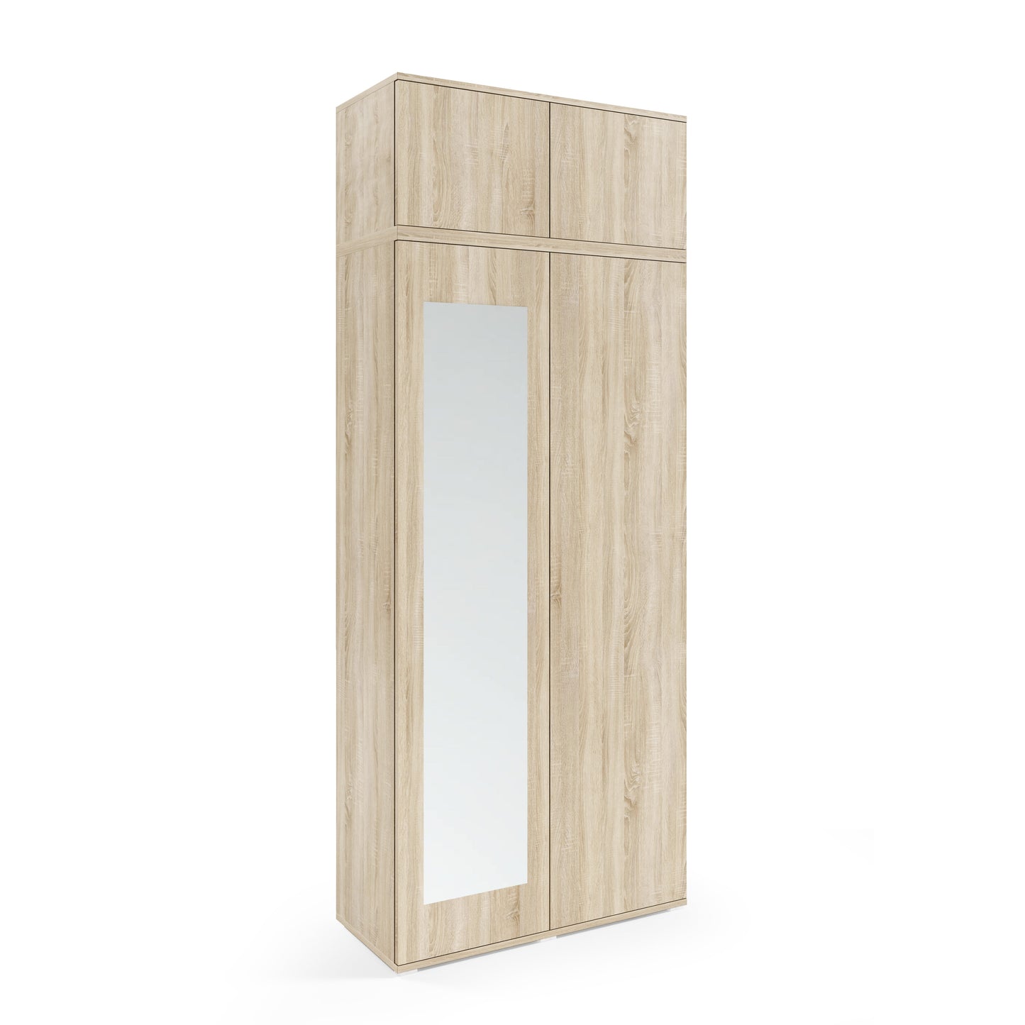 PK Emi 33 Hallway Wardrobe Sonoma Oak - Upholstered Panels in Various Colours