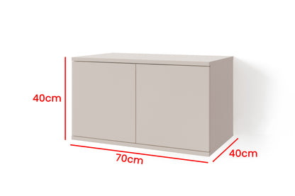 PK Bianco 23 Hallway Wardrobe Set - Upholstered Panels in Various Colours