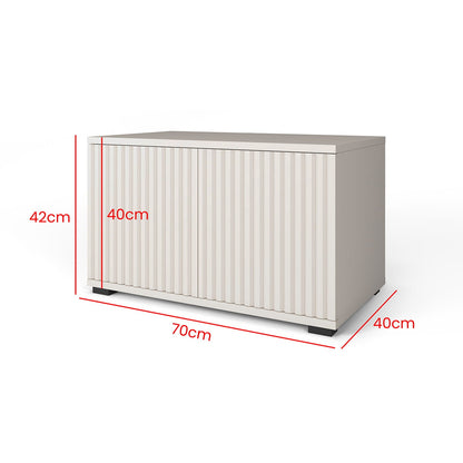 PK Rayo 4 Hallway Wardrobe - Upholstered Panels in Various Colours