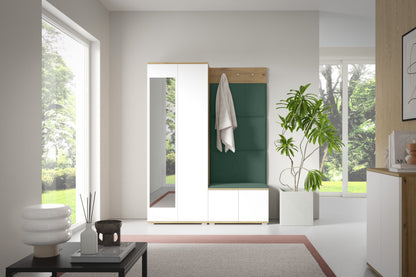 PK Sevilla 1 Hallway Wardrobe -Upholstered Panels in Various Colours