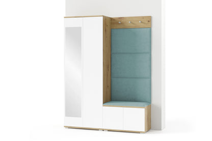 PK Sevilla 1 Hallway Wardrobe -Upholstered Panels in Various Colours