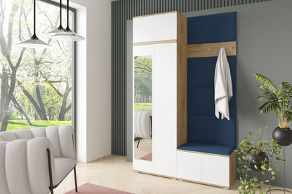 PK Sevilla 2 Hallway Wardrobe -Upholstered Panels in Various Colours