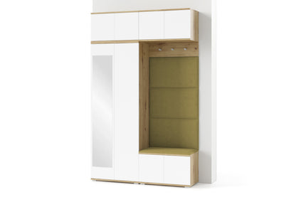 PK Sevilla 3 Hallway Wardrobe - Upholstered Panels in Various Colours