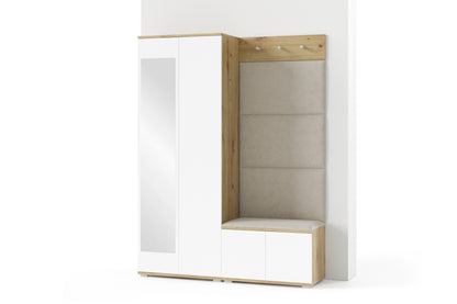 PK Sevilla 1 Hallway Wardrobe -Upholstered Panels in Various Colours