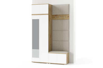 PK Sevilla 2 Hallway Wardrobe -Upholstered Panels in Various Colours