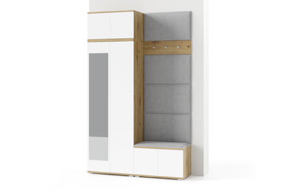 PK Sevilla 2 Hallway Wardrobe -Upholstered Panels in Various Colours