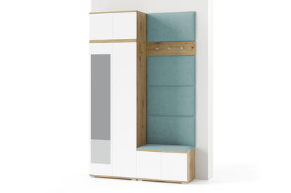 PK Sevilla 2 Hallway Wardrobe -Upholstered Panels in Various Colours