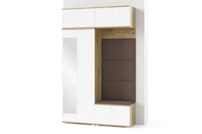 PK Sevilla 3 Hallway Wardrobe - Upholstered Panels in Various Colours