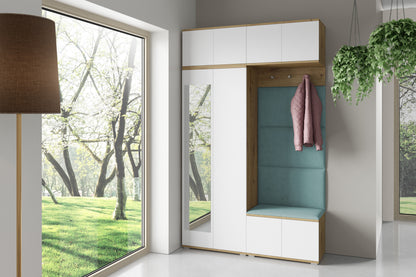 PK Sevilla 3 Hallway Wardrobe - Upholstered Panels in Various Colours