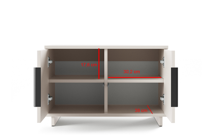 PK Bianco 18 Hallway Wardrobe Set - Upholstered Panels in Various Colours