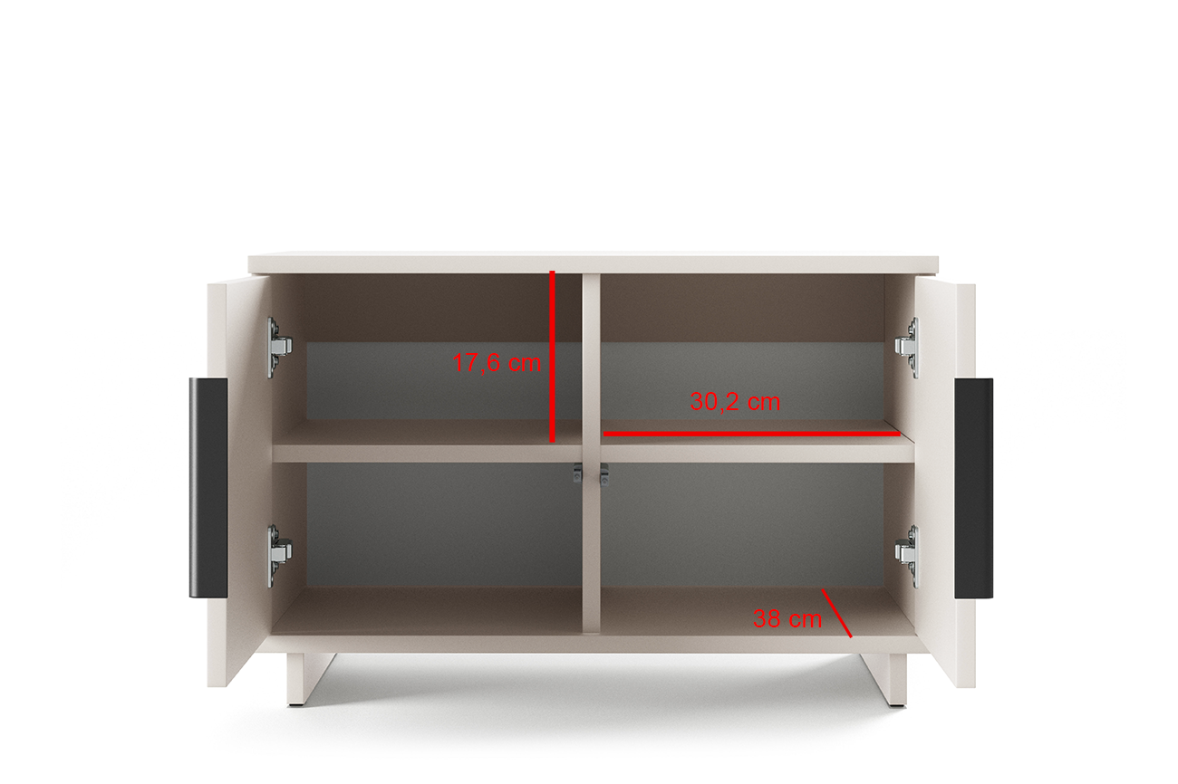 PK Bianco 22 Hallway Wardrobe Set - Upholstered Panels in Various Colours