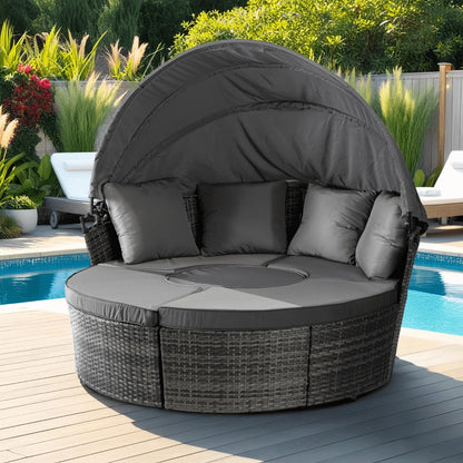 Elite CALIFORNIA Outdoor Island – Gray Technorattan