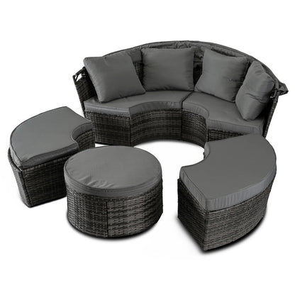 Elite CALIFORNIA Outdoor Island – Gray Technorattan