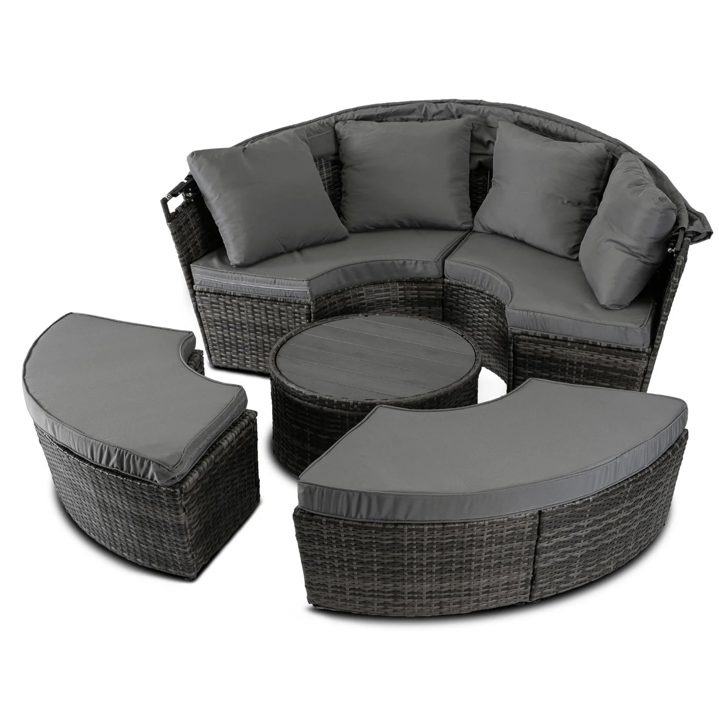 Elite CALIFORNIA Outdoor Island – Gray Technorattan