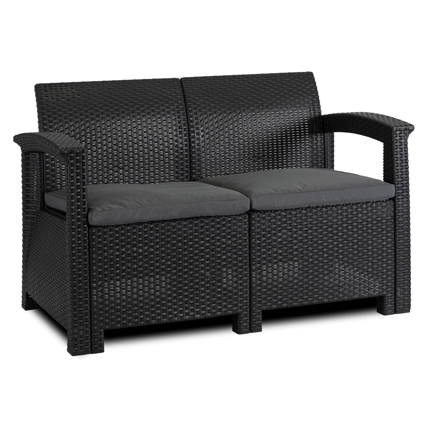 Elite COLUMBIA Outdoor Furniture Set – Black & Dark Gray