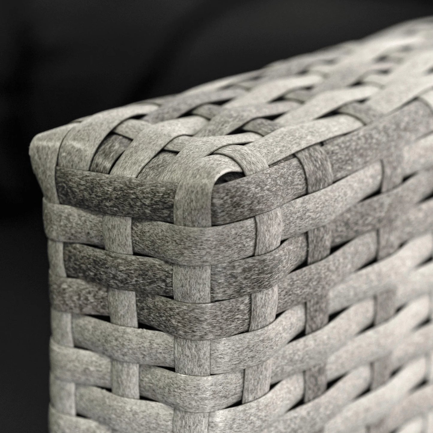 Elite DALLAS Outdoor Furniture Set Grey/Black - Luxury Rattan Garden Lounge